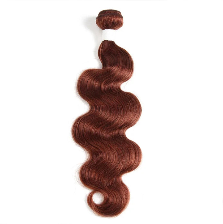 lumiere Color #33 Body Wave 1 Bundle 100% Virgin Human Hair Extension