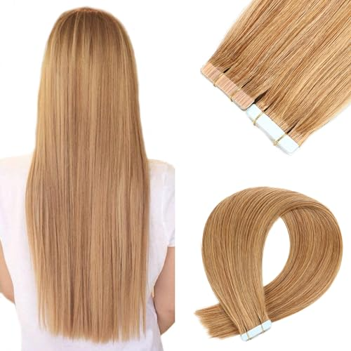 Color Hair #4 Tape In Hair Extensions Cheveux Raides Vierges Humains 20 pcs/1pack 100% Cheveux Humains 