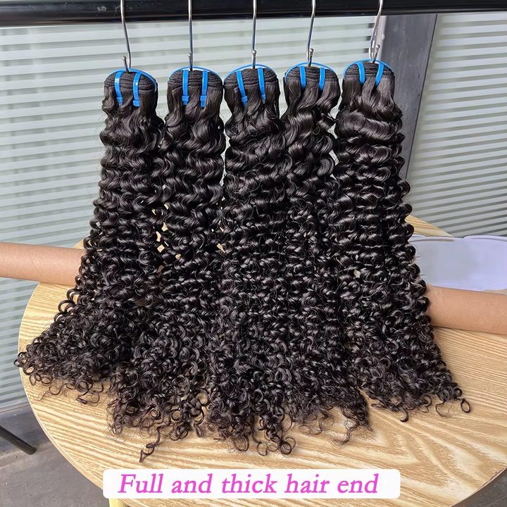 Lumiere 15A French Wave 100% Human Hair 4 Bundles for Women Brazilian Raw Hair Extensions