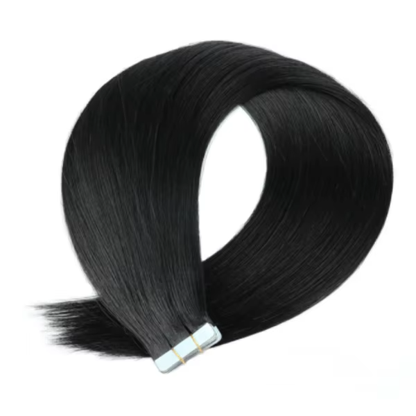 Color Hair #4 Tape In Hair Extensions Cheveux Raides Vierges Humains 20 pcs/1pack 100% Cheveux Humains 