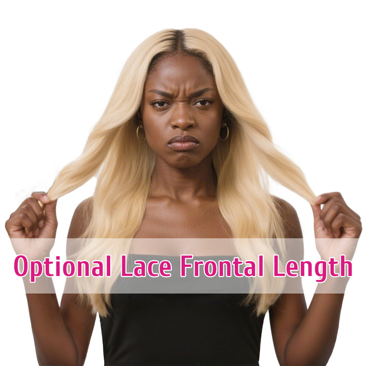 Lumiere Hair 613 Body Wave Lace Frontal Human Hair Wigs With Optional Replaceable Lace Front