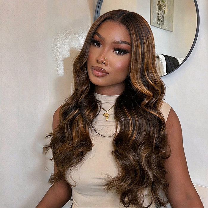 [Glueless Wig] Lumiere P4/30 Body Wave 13x4 Lace Glueless Wigs Ready To Go Human Hair Wig