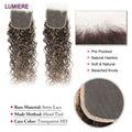 lumiere 1 Piece P4/30 Water Wave Virgin Human Hair 4x4 Lace Closure