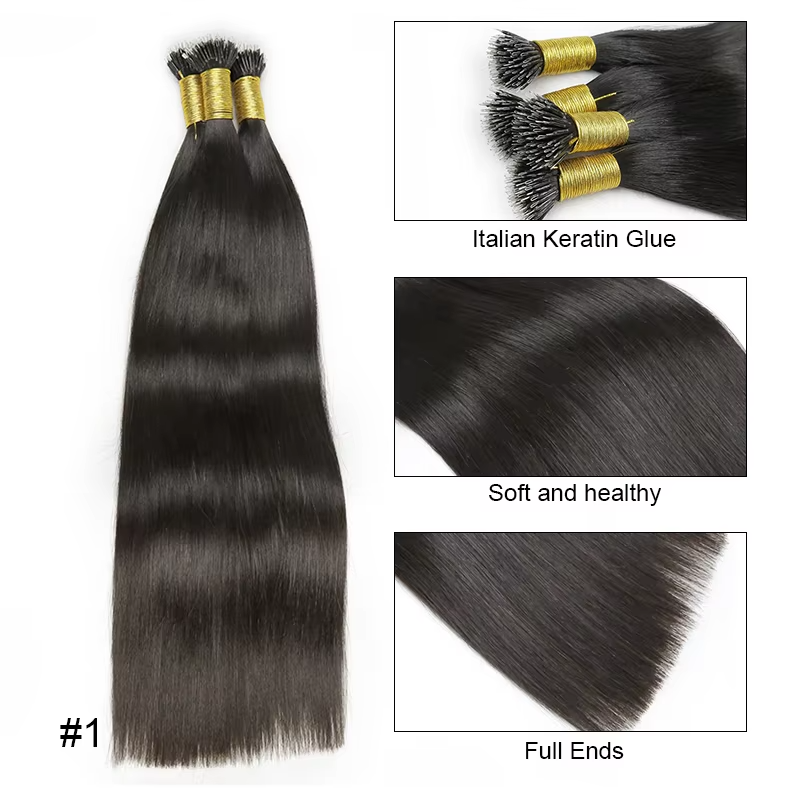 Color Hair #4 Tape In Hair Extensions Cheveux Raides Vierges Humains 20 pcs/1pack 100% Cheveux Humains 