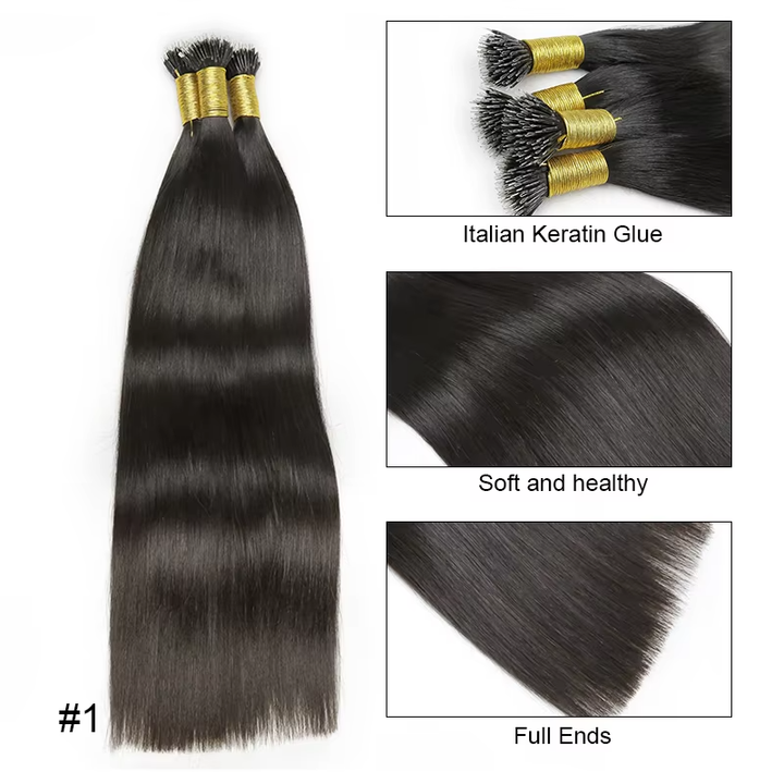 Color Hair #4 Tape In Hair Extensions Cheveux Raides Vierges Humains 20 pcs/1pack 100% Cheveux Humains 