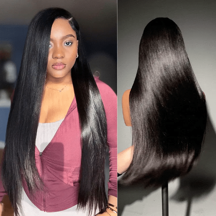 $97=22'' 13x4 Lace Wig丨Straight 13x4 HD Lace Human Hair Wig (No Code Need)