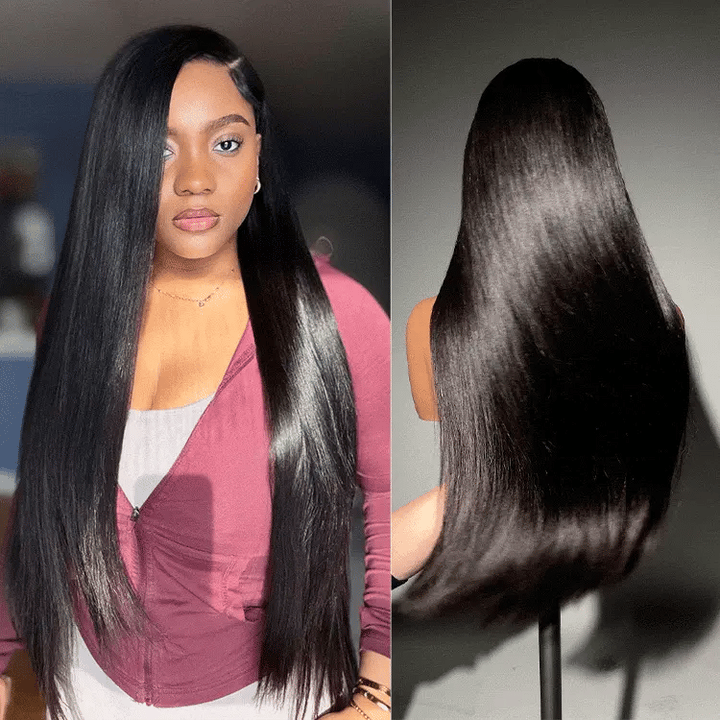 $97=22'' 13x4 Lace Wig丨Straight 13x4 HD Lace Human Hair Wig (No Code Need)