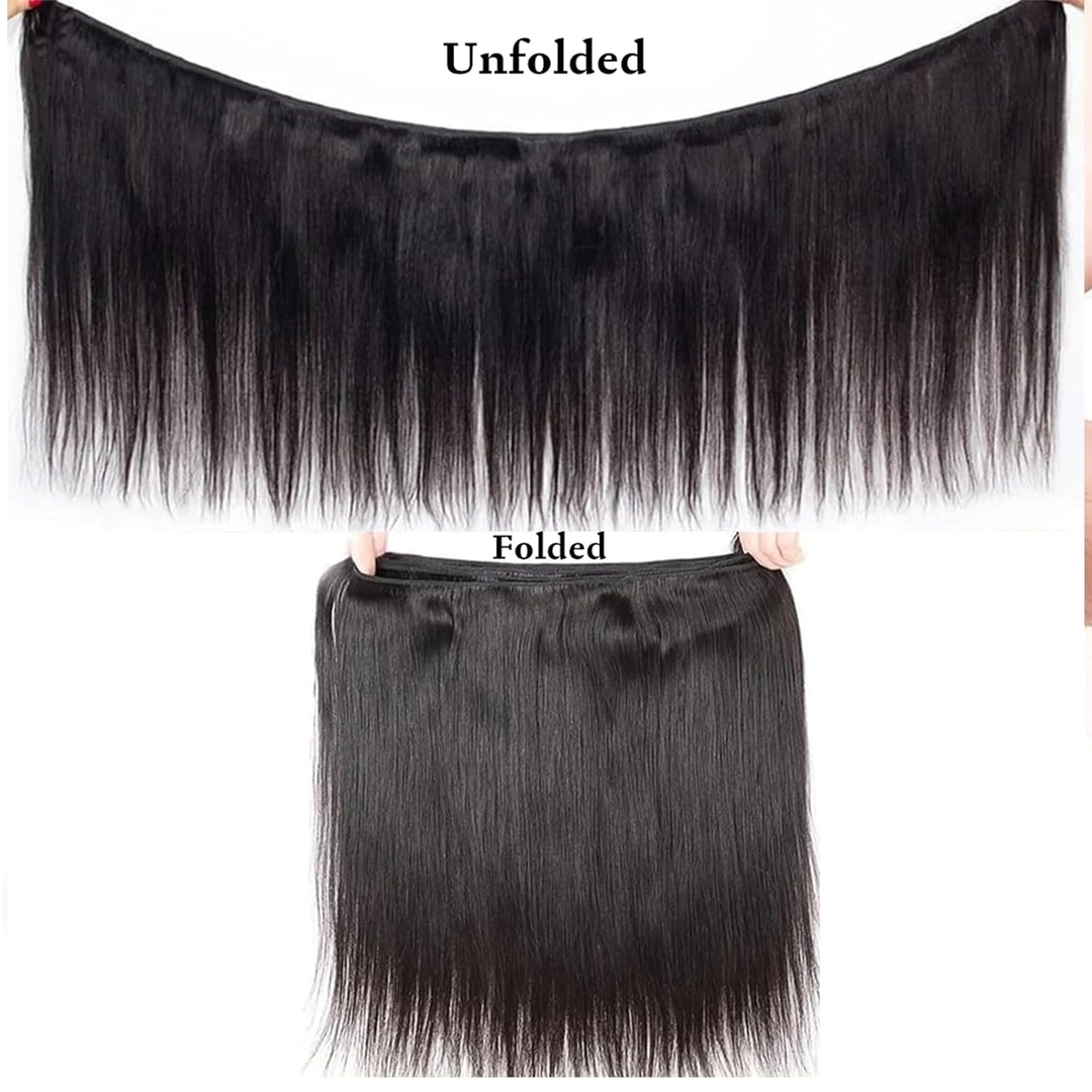 lumiere 15A Straight  3 Bundles Human Hair Extension 10-24 inch