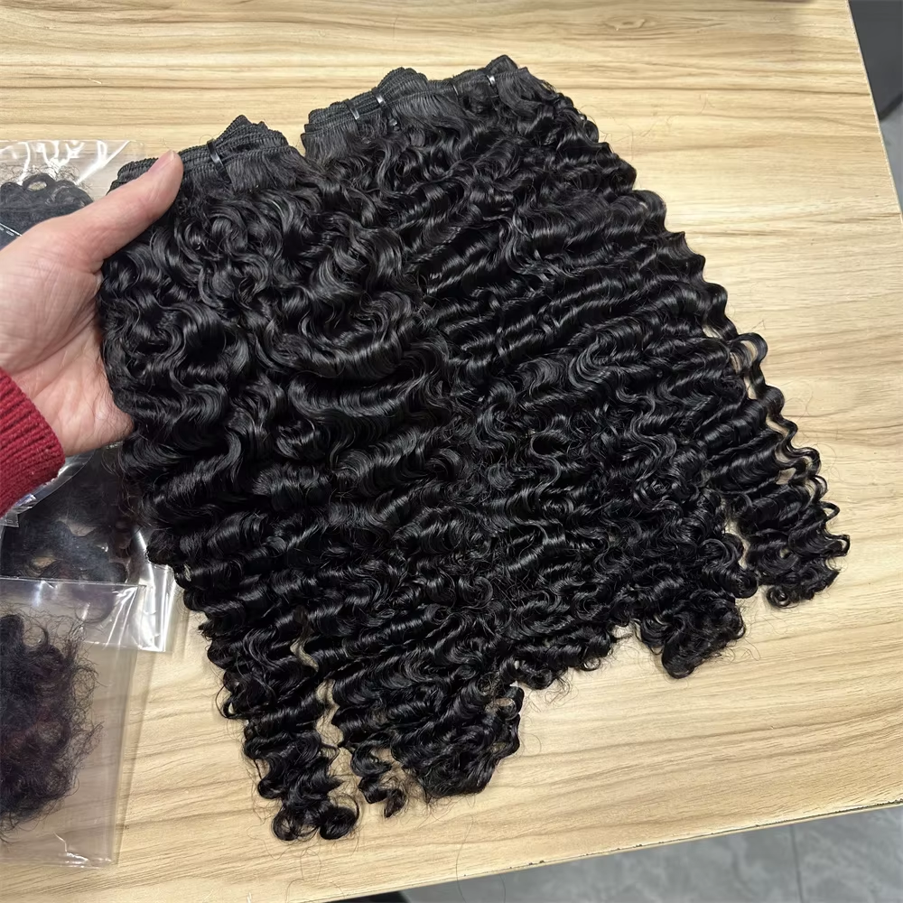 Lumiere 15A Burmese Curly Hair 3 Bundles Virgin Human Hair Burmese Extensions For Full Head