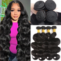 lumiere 15A Indian Body Wave 4 Bundles Virgin Human Hair Extension