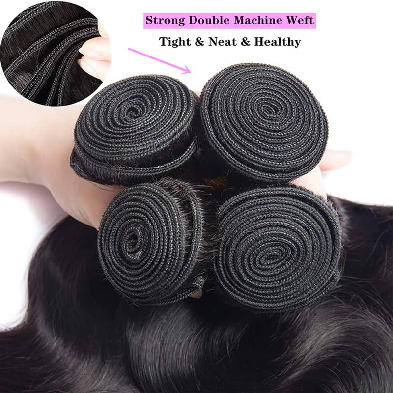 lumiere 1 pièce Loose Wave Bundle Extension de cheveux humains vierges