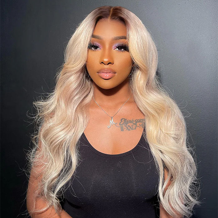 Lâche Deep Wave HD Transparnet Lace Frontal Perruques de Cheveux Humains pour les Femmes Noires 