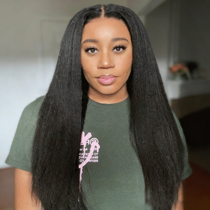 Lumiere Kinky Straight Feather Crochet Human Hair Saving Time for Natural Boho Braids Miracle