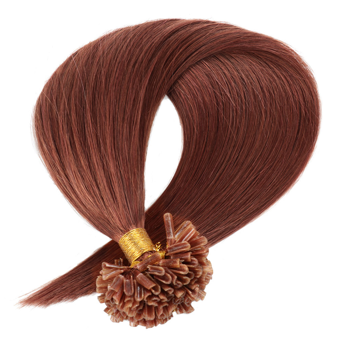 Color Hair #4 Tape In Hair Extensions Cheveux Raides Vierges Humains 20 pcs/1pack 100% Cheveux Humains 