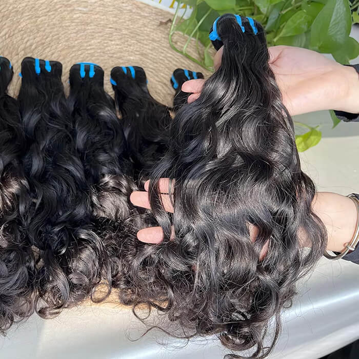 lumiere 1 pièce Loose Wave Bundle Extension de cheveux humains vierges