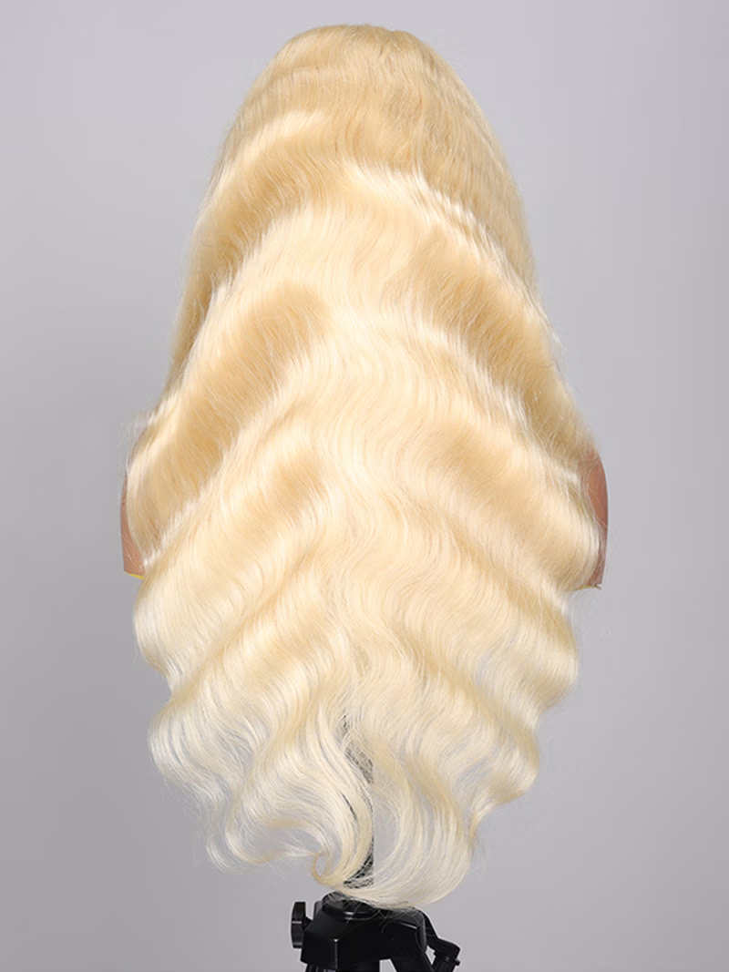 Root4/613 Body/Straight Human Hair Body/Straight Wigs Transparent  Lace Frontal Wig 200% Density Wigs For Women