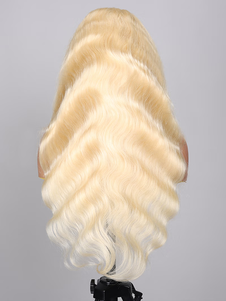 Root4/613 Body/Straight Human Hair Body/Straight Wigs Transparent  Lace Frontal Wig 200% Density Wigs For Women