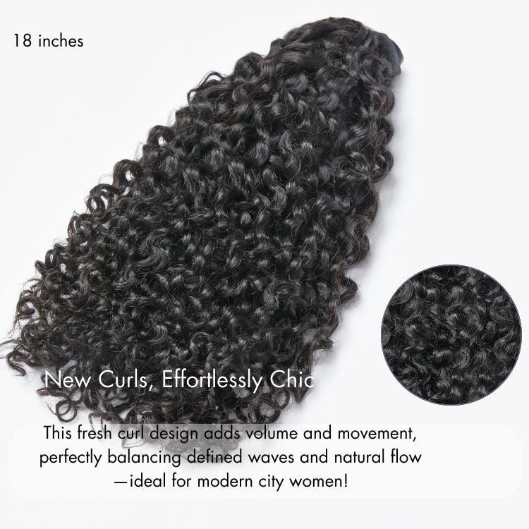 Burmese Curly Seamless Clip in Extensions Real Human Hair 120g/8pcs 160g/10pcs