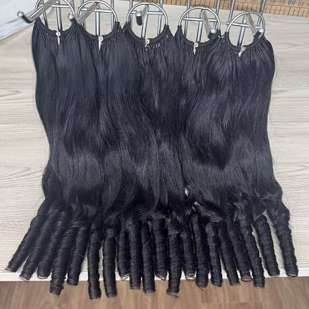 Color Hair #4 Tape In Hair Extensions Cheveux Raides Vierges Humains 20 pcs/1pack 100% Cheveux Humains 