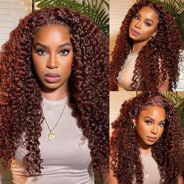 lumiere Color #33 loose deep 3 Bundles 100% Virgin Human Hair Extension(No Code Need)