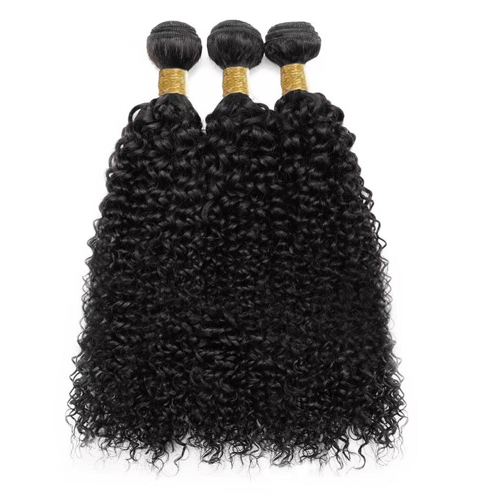 Lumiere 15A Afro Kinky 100% Brazilian Human Hair 3 Bundles Extensions Unprocessed For Woman