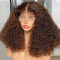 Lumiere Afro Kinky Curly Human Hair Wig 13x4 Lace Front For Black Women HDZ