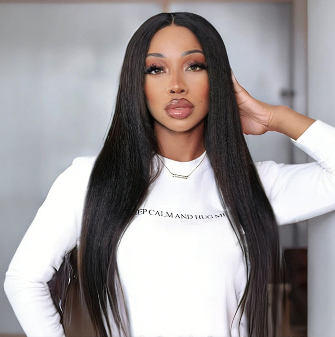 Lumiere Kinky Straight Feather Crochet Human Hair Saving Time for Natural Boho Braids Miracle