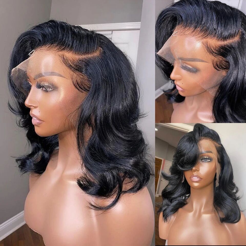 Lumiere Highlight 99J Burgundy Colored HD Lace Frontal Human Hair Pre Plucked Wig For Black Women HDZ