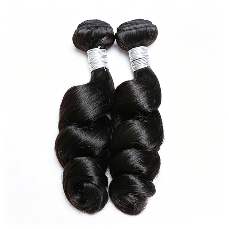 lumiere 1 pièce Loose Wave Bundle Extension de cheveux humains vierges
