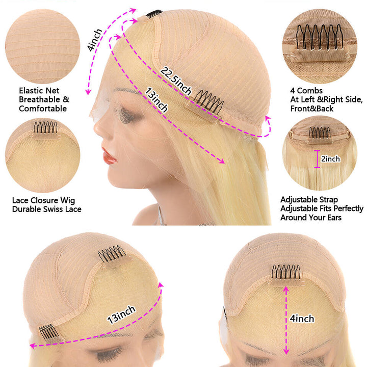 Extensions de cheveux humains de queue de cheval de cordon de vague de corps pour des femmes 