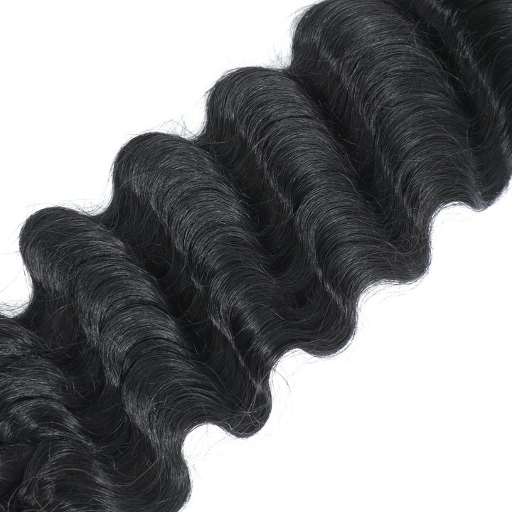 Lumiere Burmese Curly 4 Bundles Extenstions Brazilian Hair Long Lasting Natural Black
