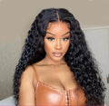 Lumiere 13x4 Transparent Lace Frontal 180% Density Human Hair Wigs For Women HDZ
