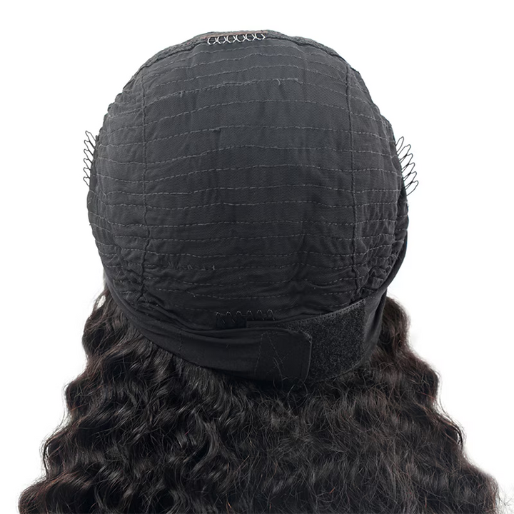 Lumiere Deep Curly Headband Wig Human Hair Glueless Wig For Black Women