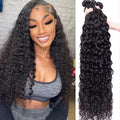 Lumiere 15A Water Wave 4 Bundles Raw Virgin Water Wave Natural Black Bundles Extensions Deal