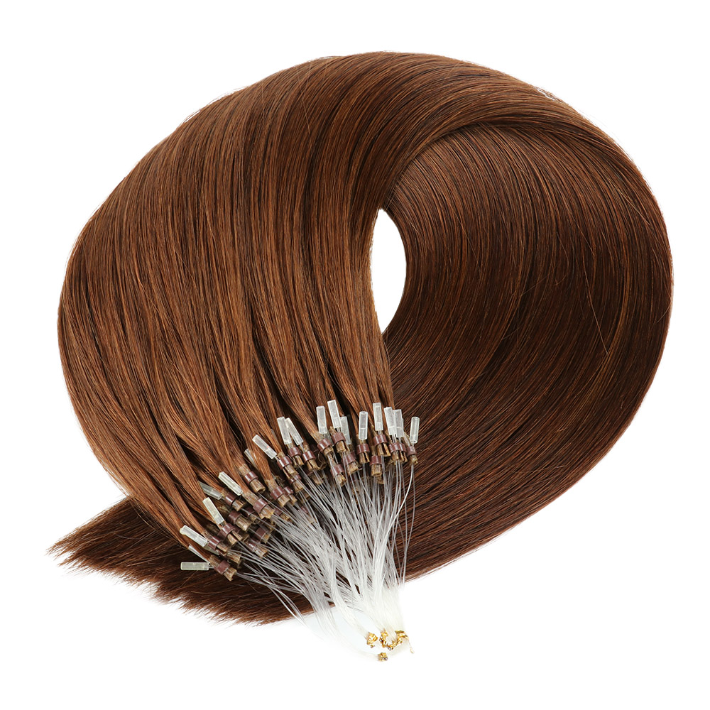 Color Hair #4 Tape In Hair Extensions Cheveux Raides Vierges Humains 20 pcs/1pack 100% Cheveux Humains 