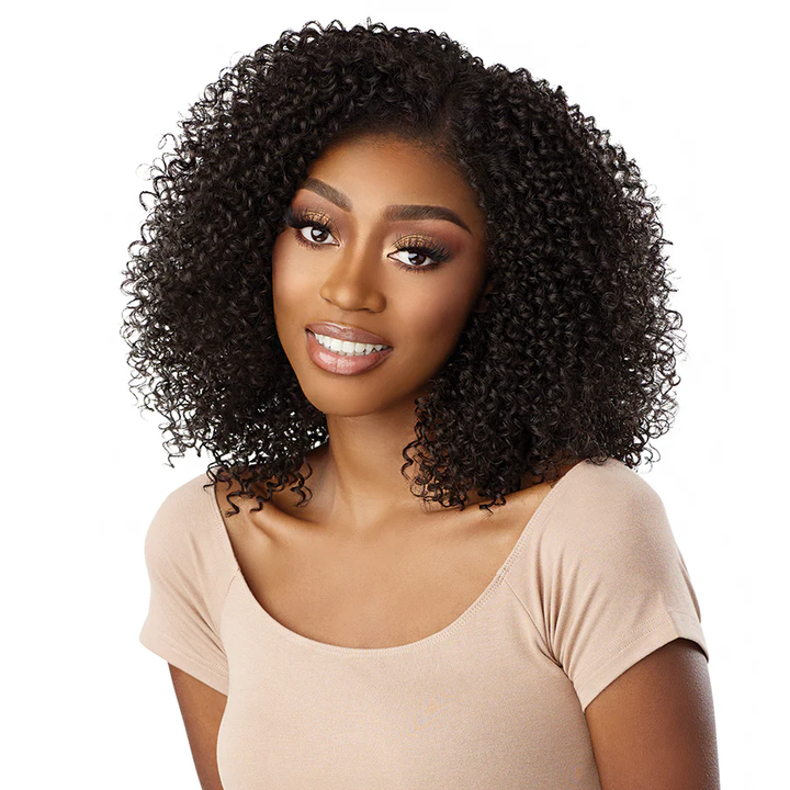 Lumiere Kinky Curly Clip In Human Hair Extensions for Black Women 160g/set