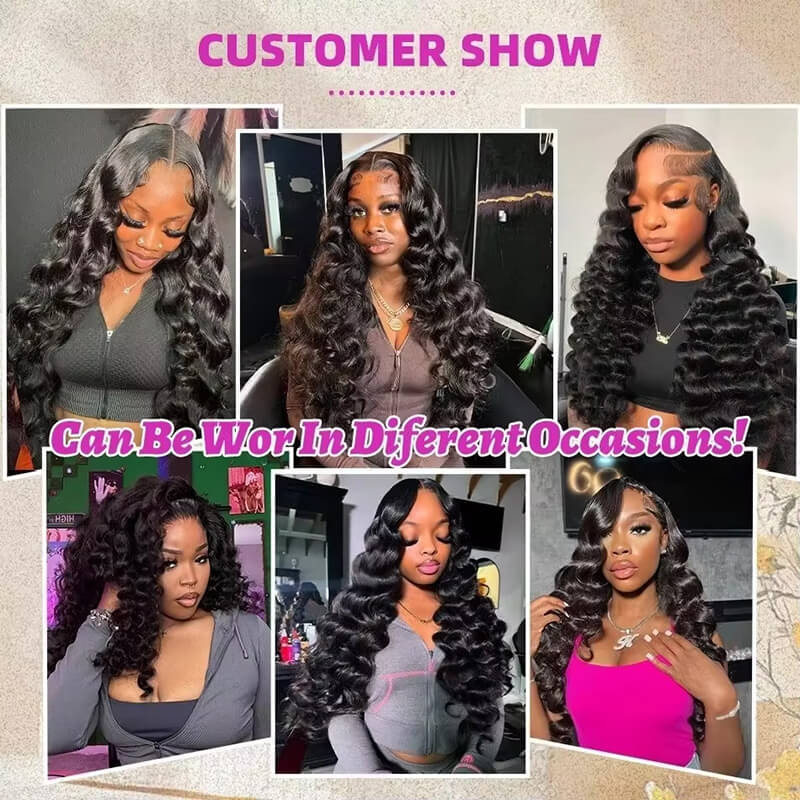 lumiere 1 pièce Loose Wave Bundle Extension de cheveux humains vierges