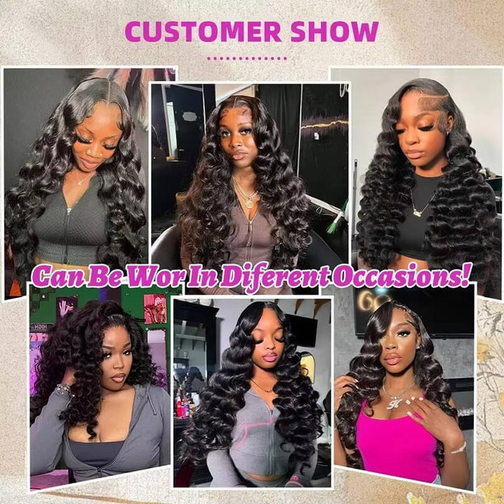 lumiere 1 pièce Loose Wave Bundle Extension de cheveux humains vierges