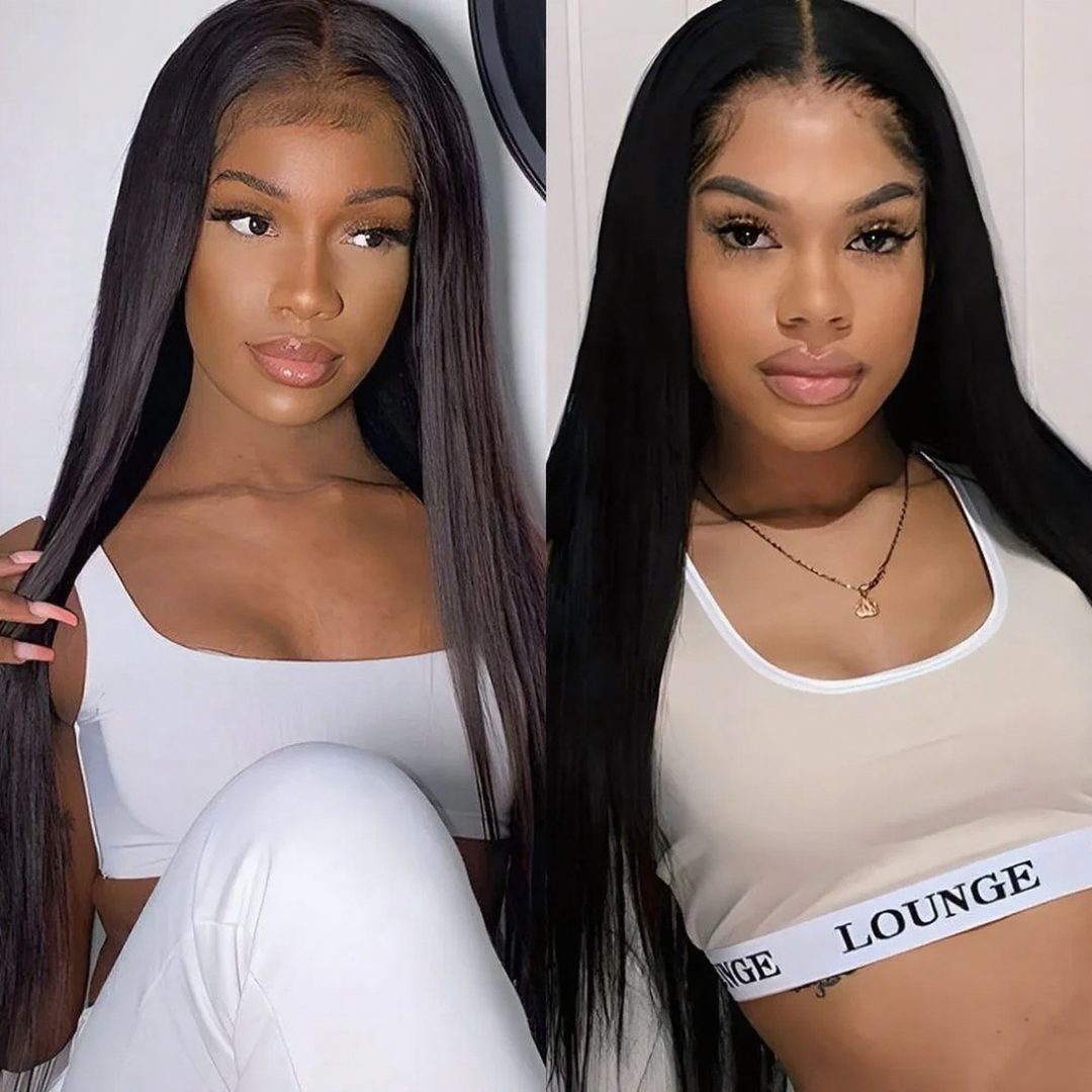 Lumiere Hair 7x5 Pre Cut Lace Closure Wig Straight Wear Go Gluless Wig Pre-plucked Hairline With Baby Hair Wig