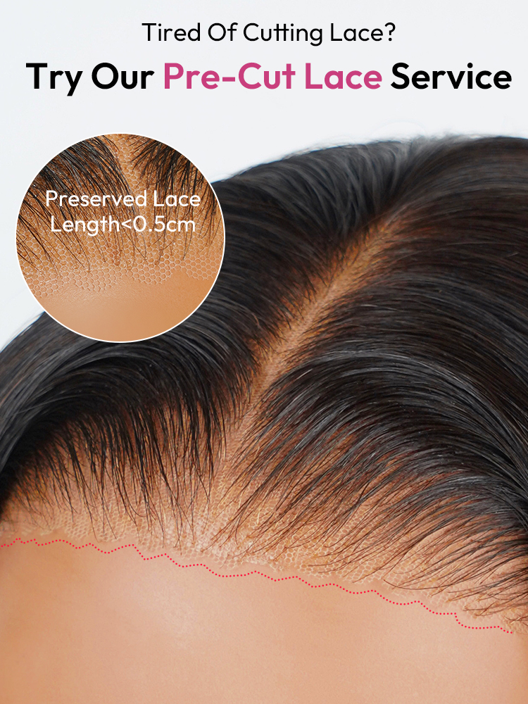 [Glueless Wig] Upgrade Lumiere Kinky Straight 13x4 Pre Cut Lace Glueless Wigs Ready To Go Human Hair Wig