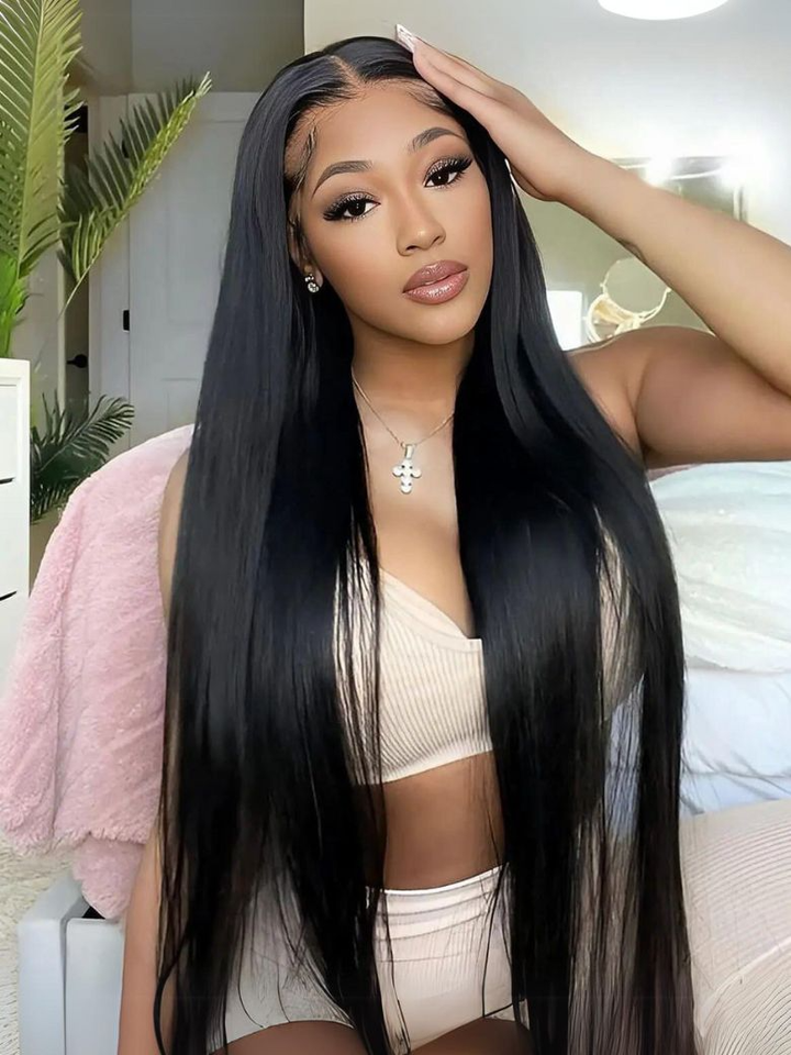 [Glueless Wig] Upgrade Lumiere 13x4 Pre Cut Lace Straight Ready To Go Glueless  Human Hair Wig