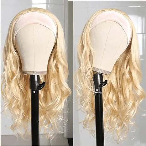 #613 Headband Body Wave Full Machine Made None Lace Wig Human Hair