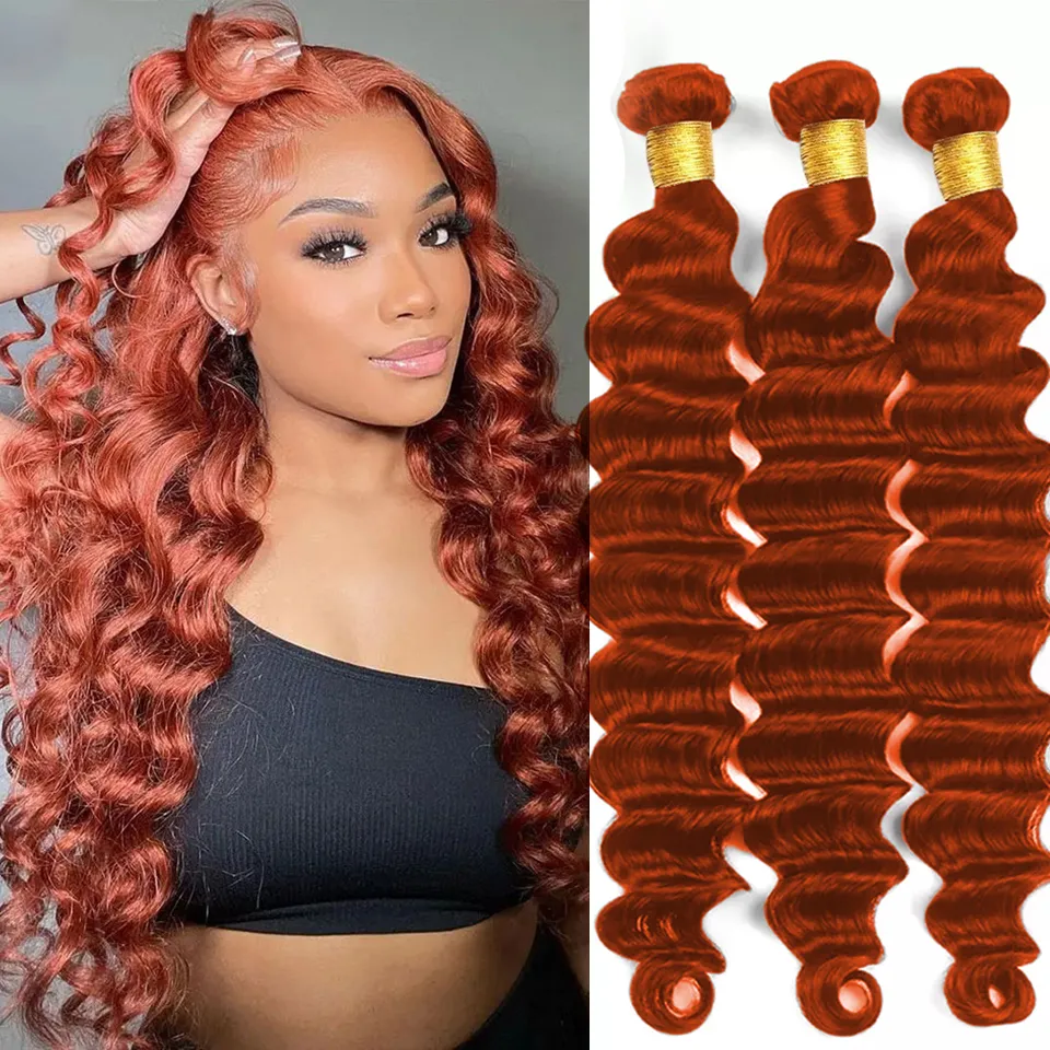 #350 loose Deep 3 Bundles 100% Human Hair(No Code Need) – Lumiere Hair