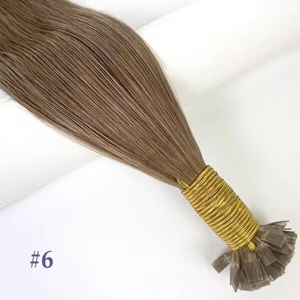 Color Hair #4 Tape In Hair Extensions Cheveux Raides Vierges Humains 20 pcs/1pack 100% Cheveux Humains 