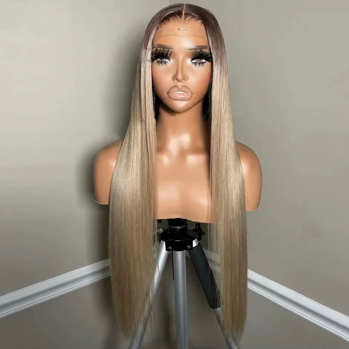 Lâche Deep Wave HD Transparnet Lace Frontal Perruques de Cheveux Humains pour les Femmes Noires 