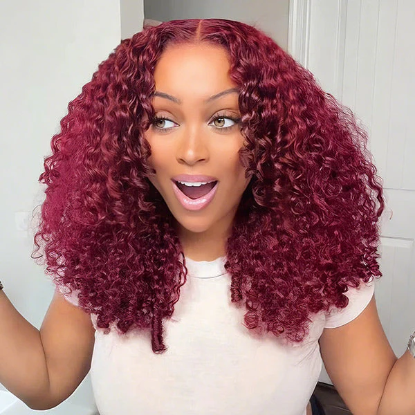 Glueless Highlight Color P4/30 Deep Wave Lace Front Wig Pré plumé avec des cheveux de bébé