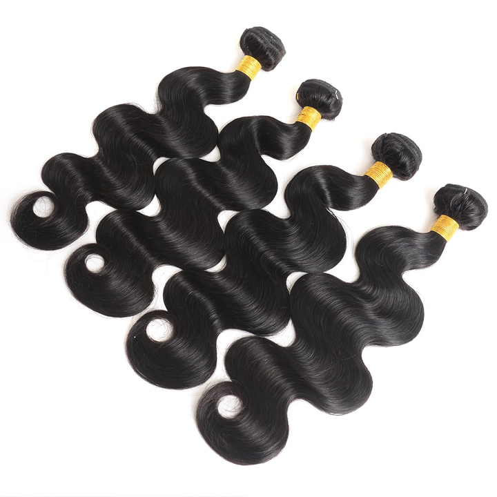 lumiere 15A Indian Body Wave 4 Bundles Virgin Human Hair Extension