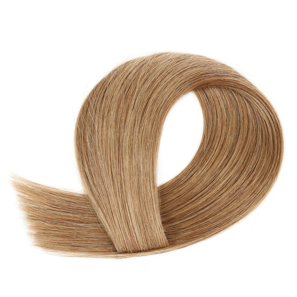 #2 Straight 5 Clips One Piece Extensions de Cheveux Humains Real For Women 