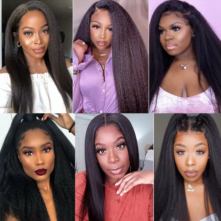 Lumiere 15A Kinky Straight 3 Bundles Human Hair Brazilian Virgin Natural Black Yaki Straight Bundles