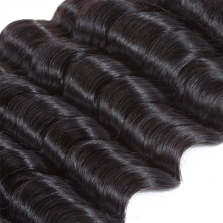 lumiere 15A Loose Deep Wave 3 Bundles Human Hair Extension 10-24 inches